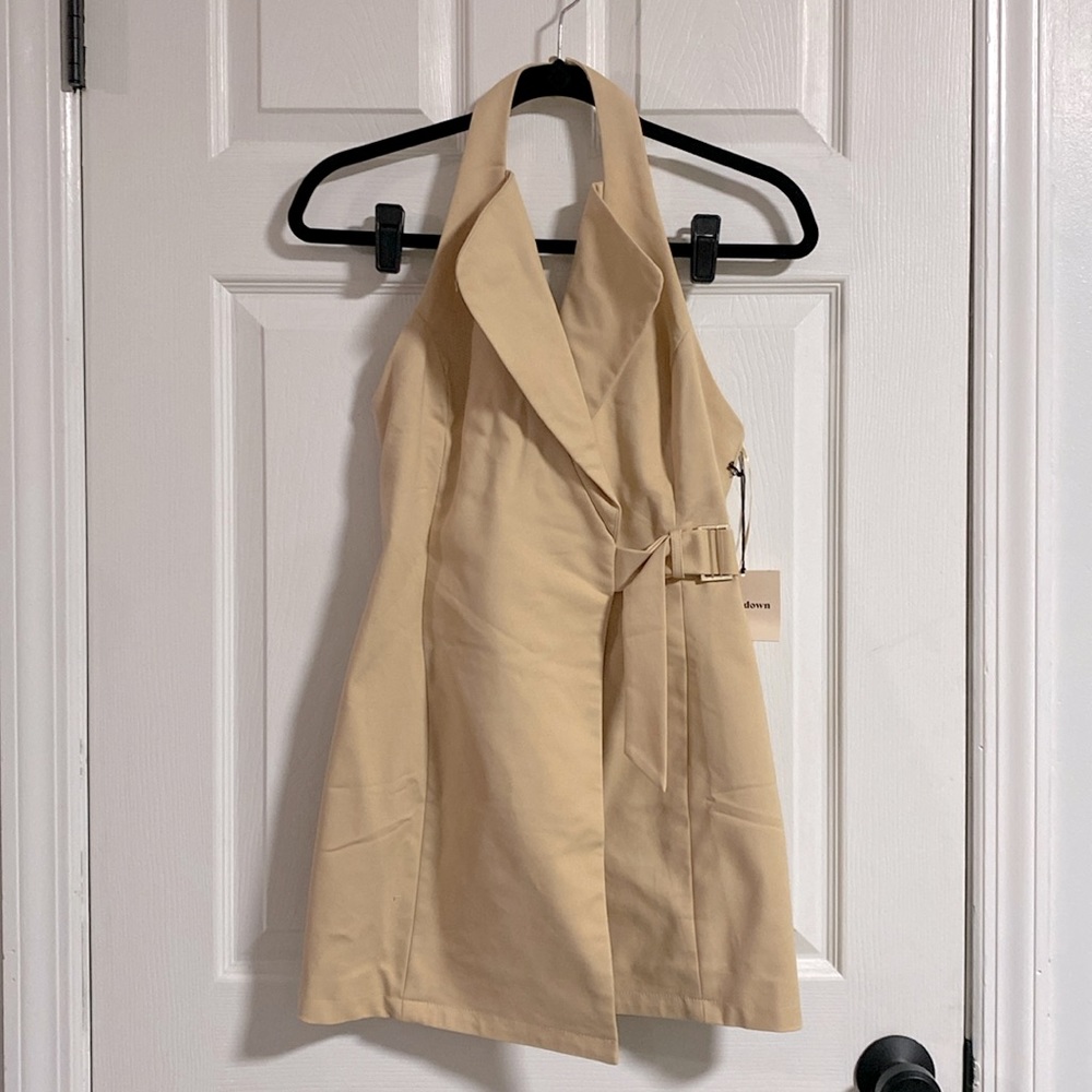 Super down blazer mini dress